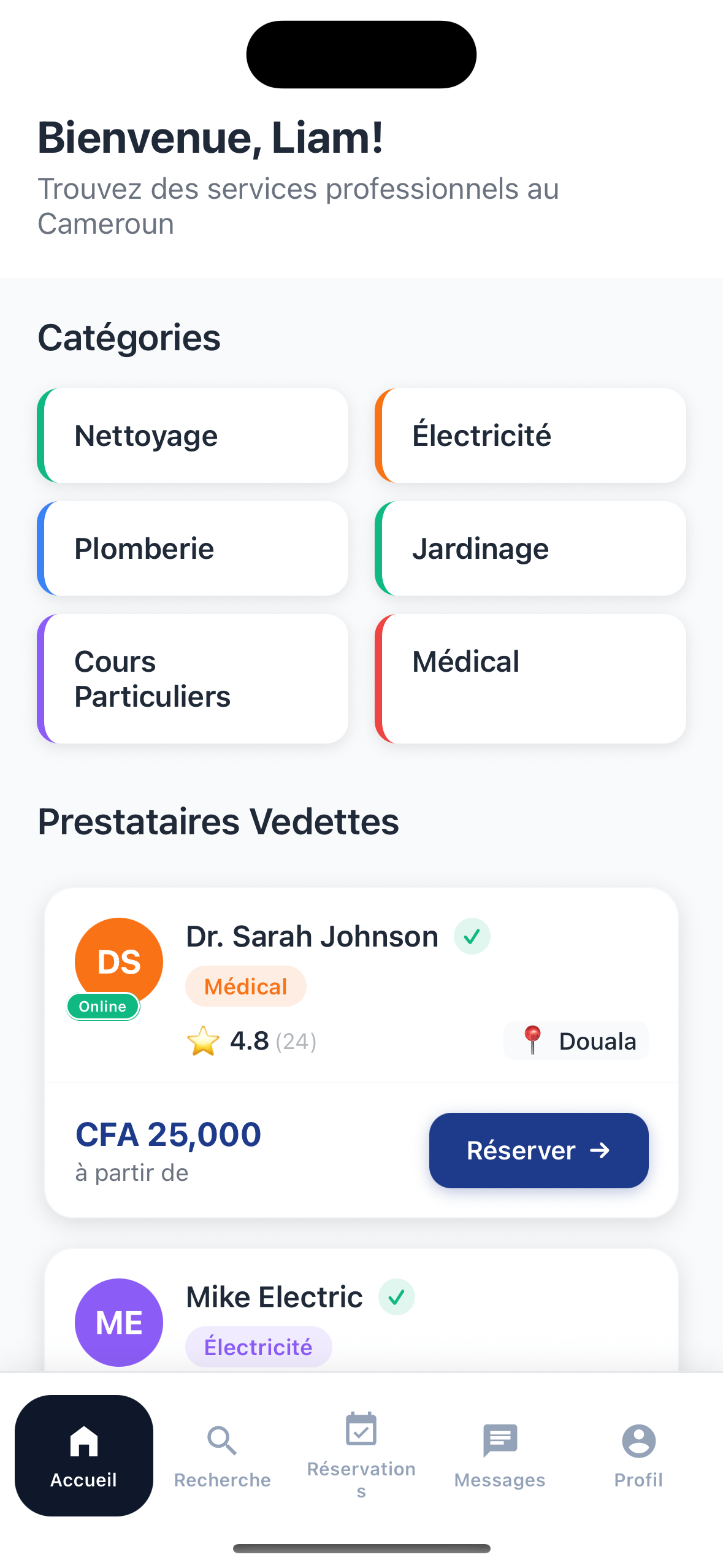 Ezra Services App - Votre marketplace de confiance